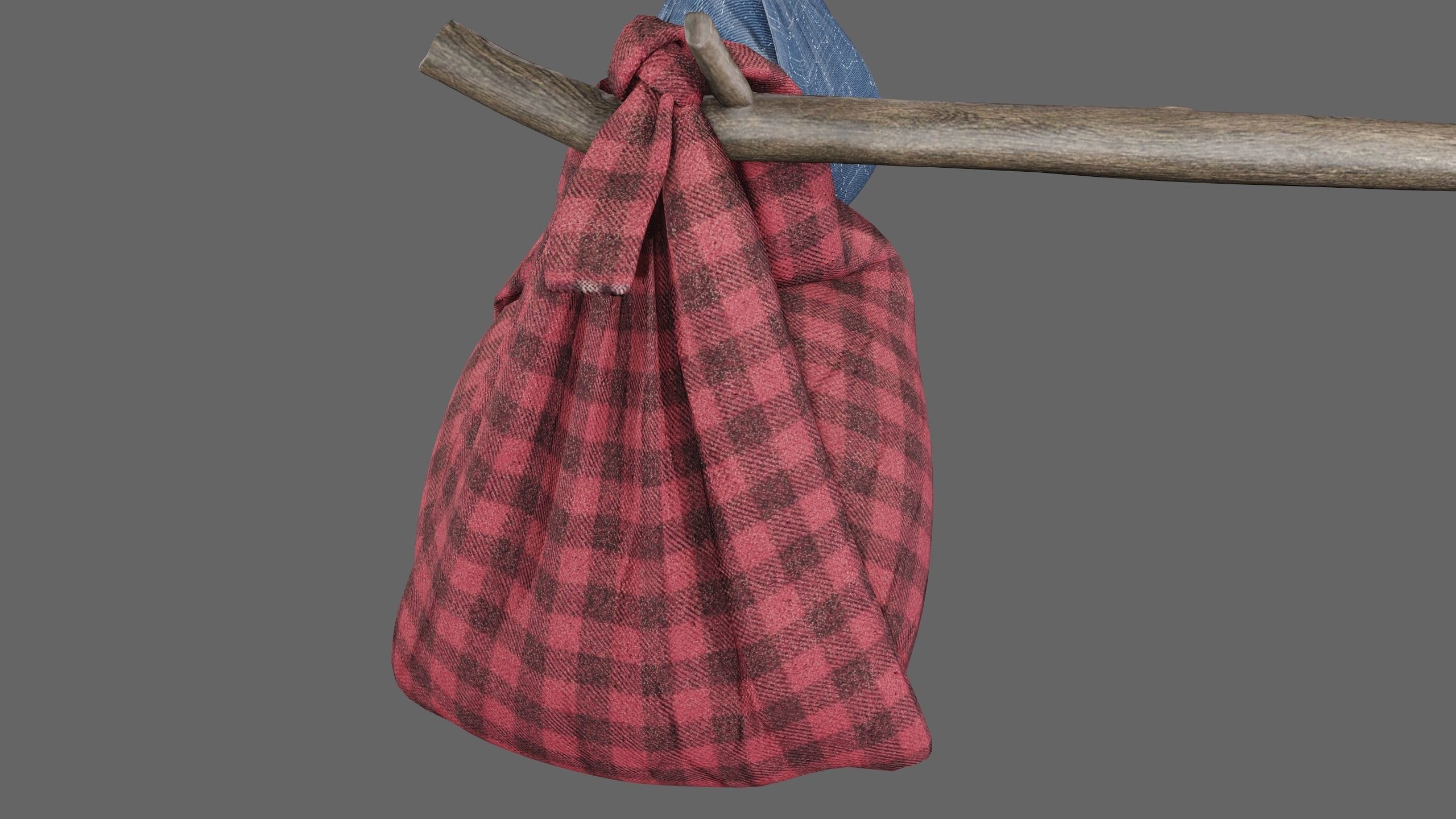 baggage Low-poly 3D model_8