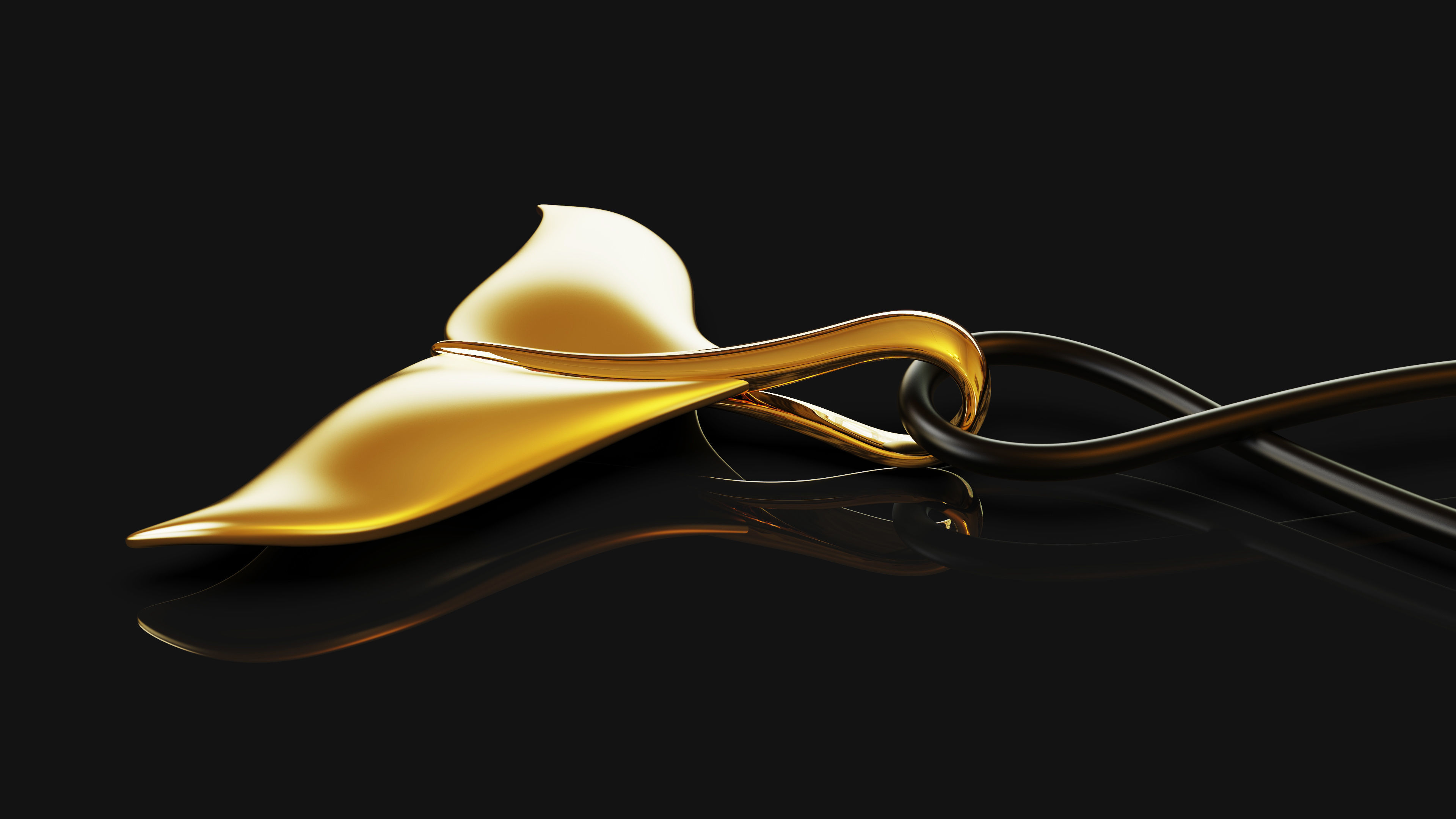 WHALE TAIL PENDANT printable 3D print model_3