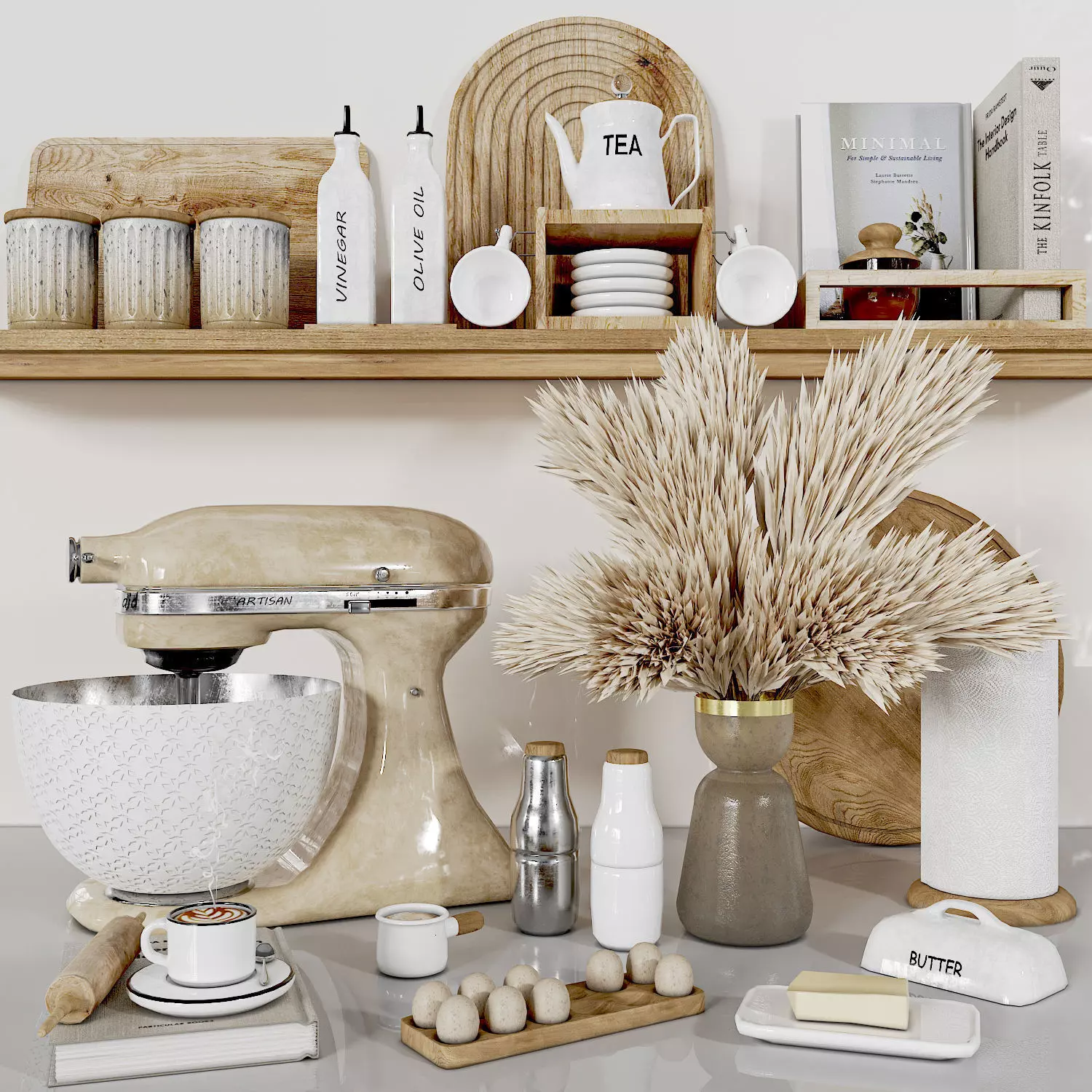 kitchen accessories 03 Low-poly 3D model