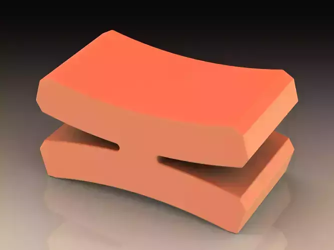 Plastic Chopstick Rest Stand 3D print model