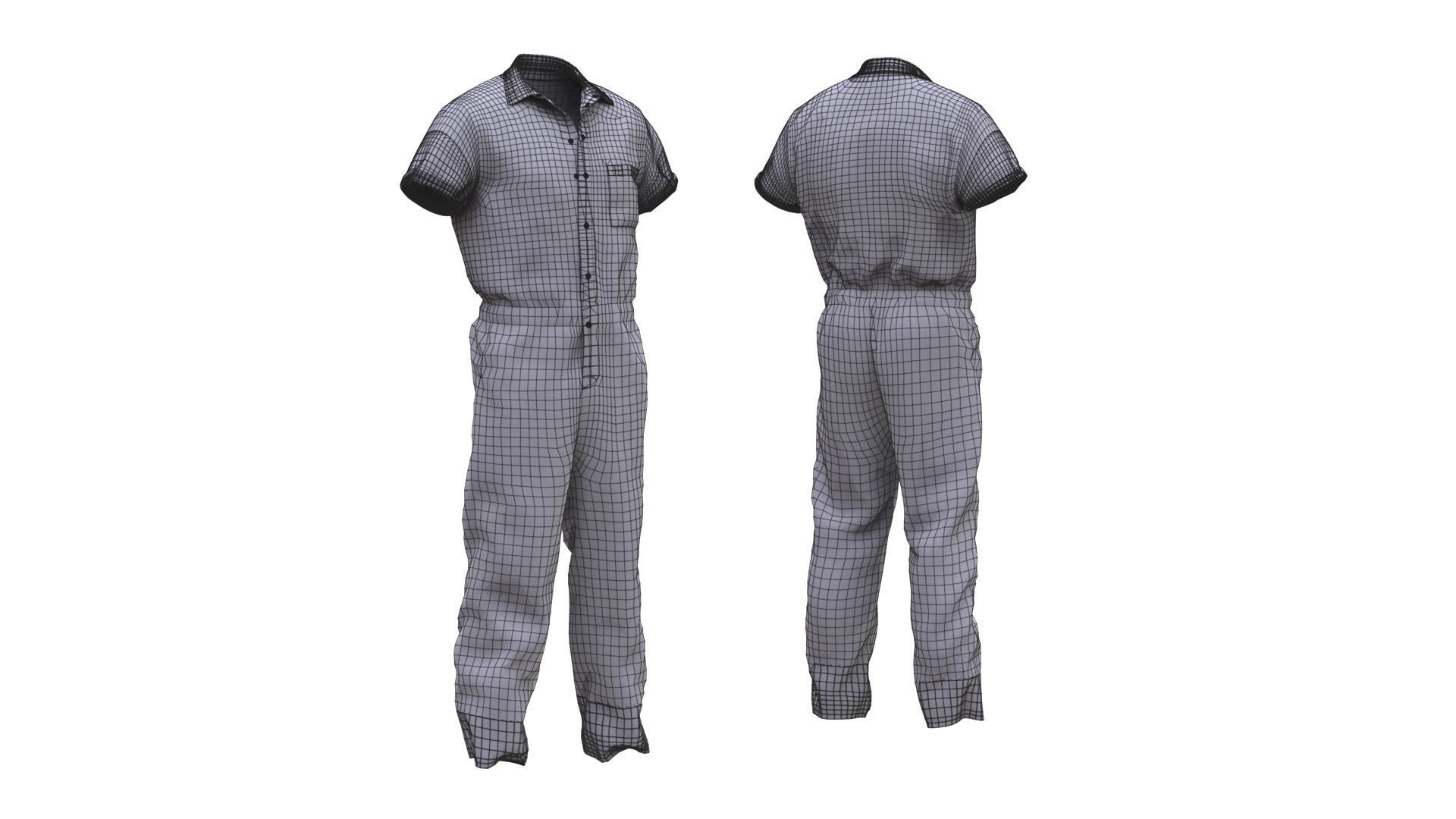 Overall Low-poly 3D model_4