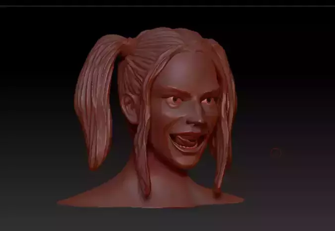 Harley Quinn head Suicide Squad 