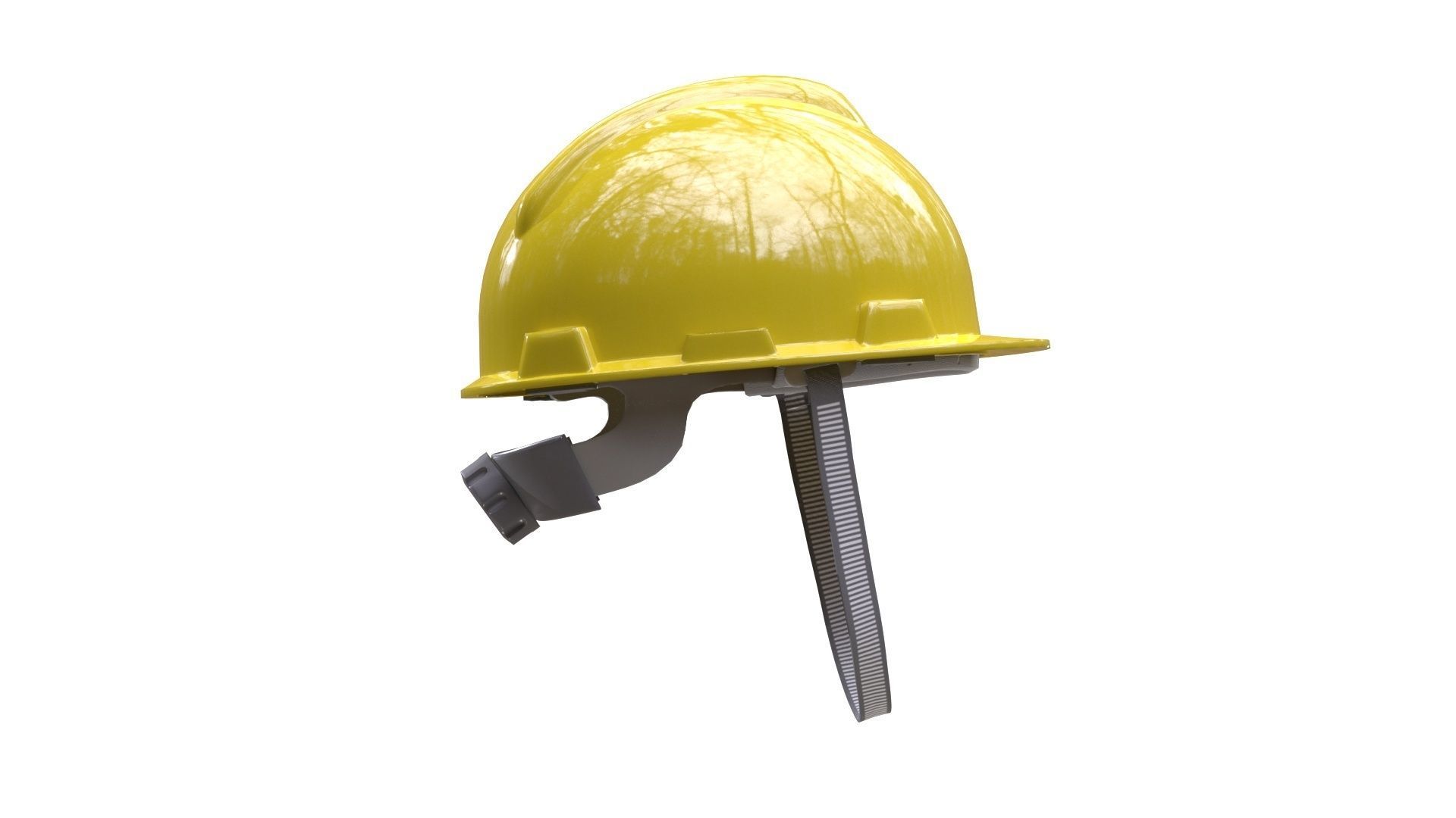 Helmet Low-poly 3D model_8