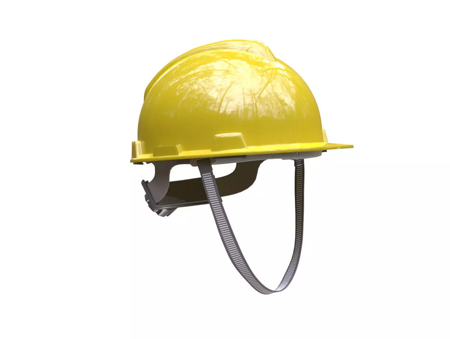 Helmet Low-poly 3D model_0