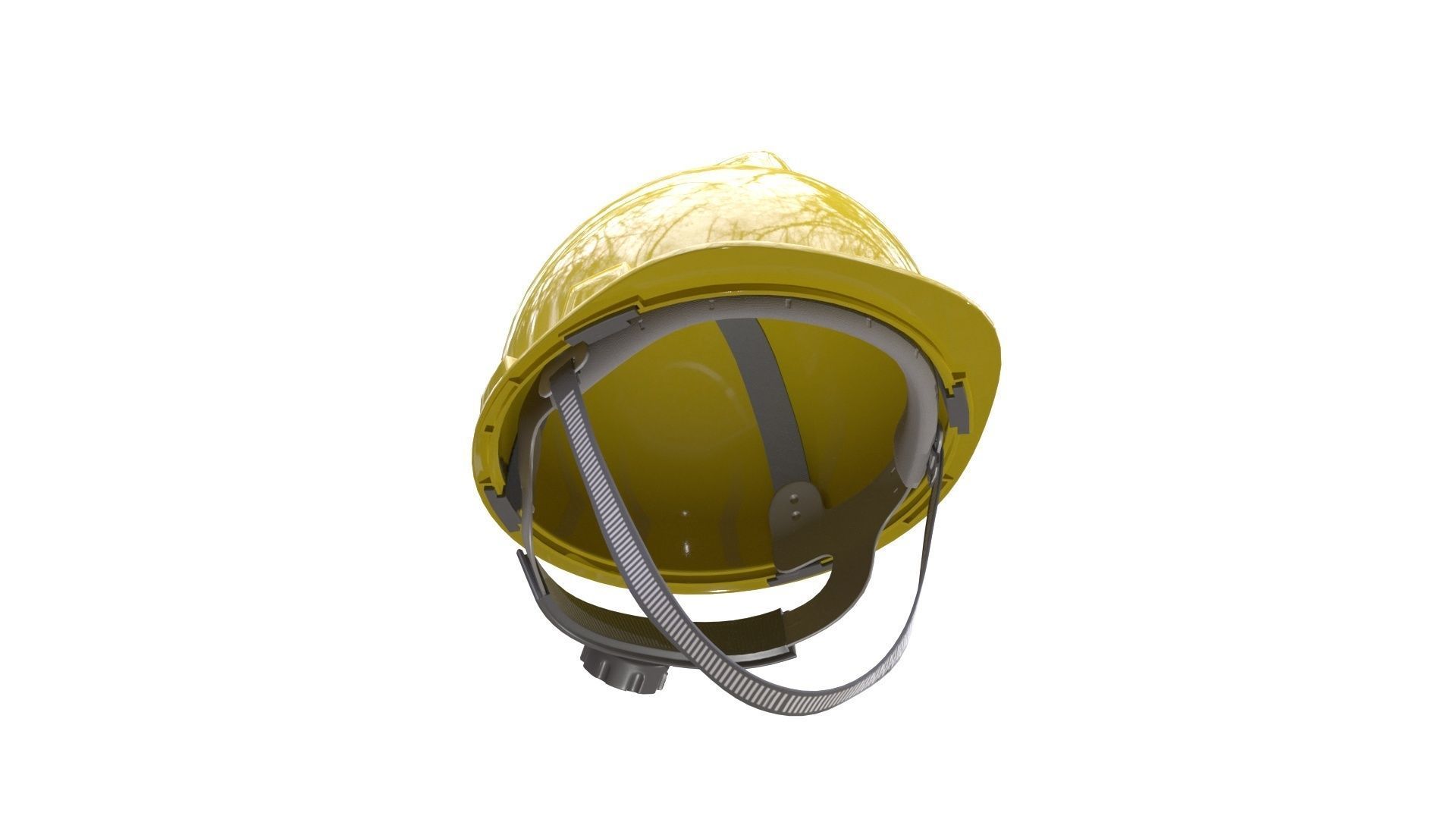 Helmet Low-poly 3D model_9