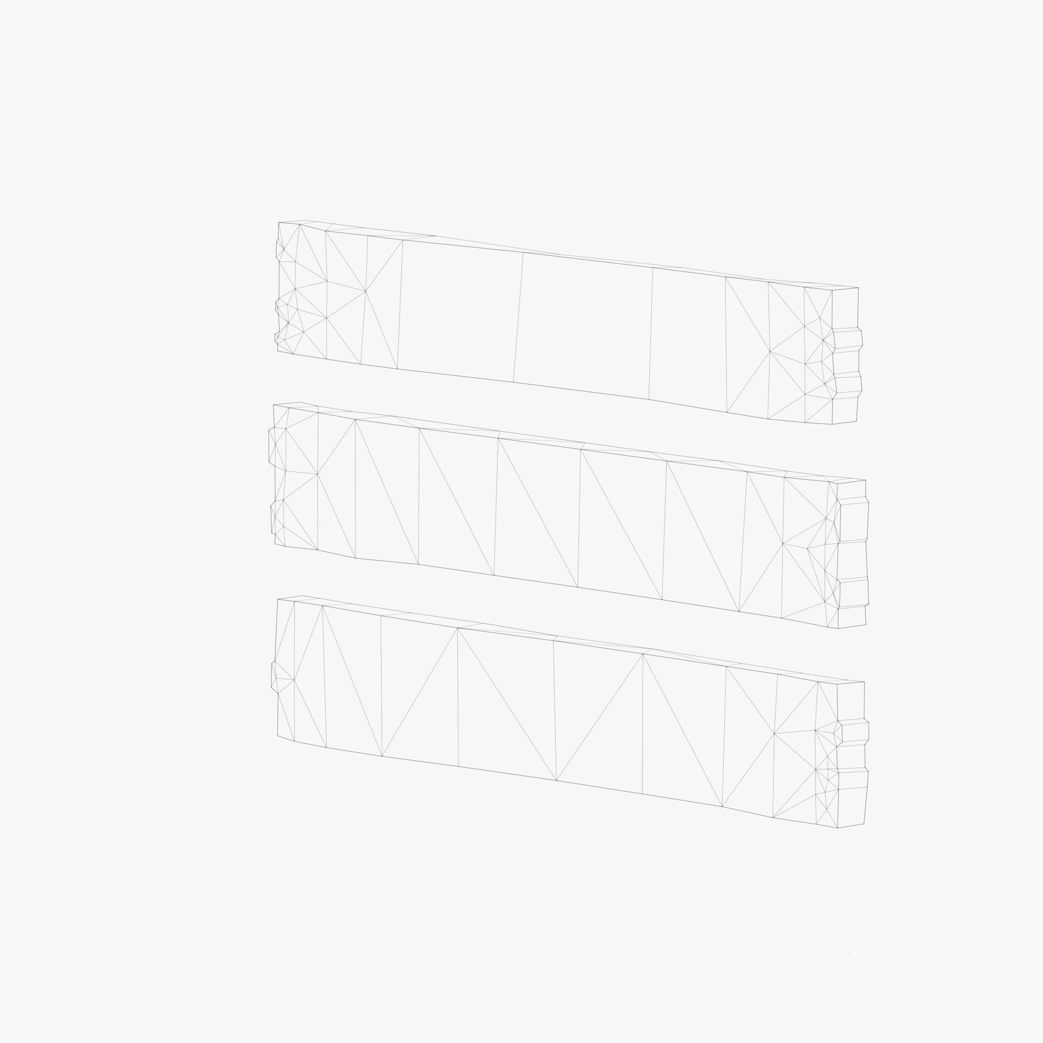 Wood Planks Low-poly 3D model_7