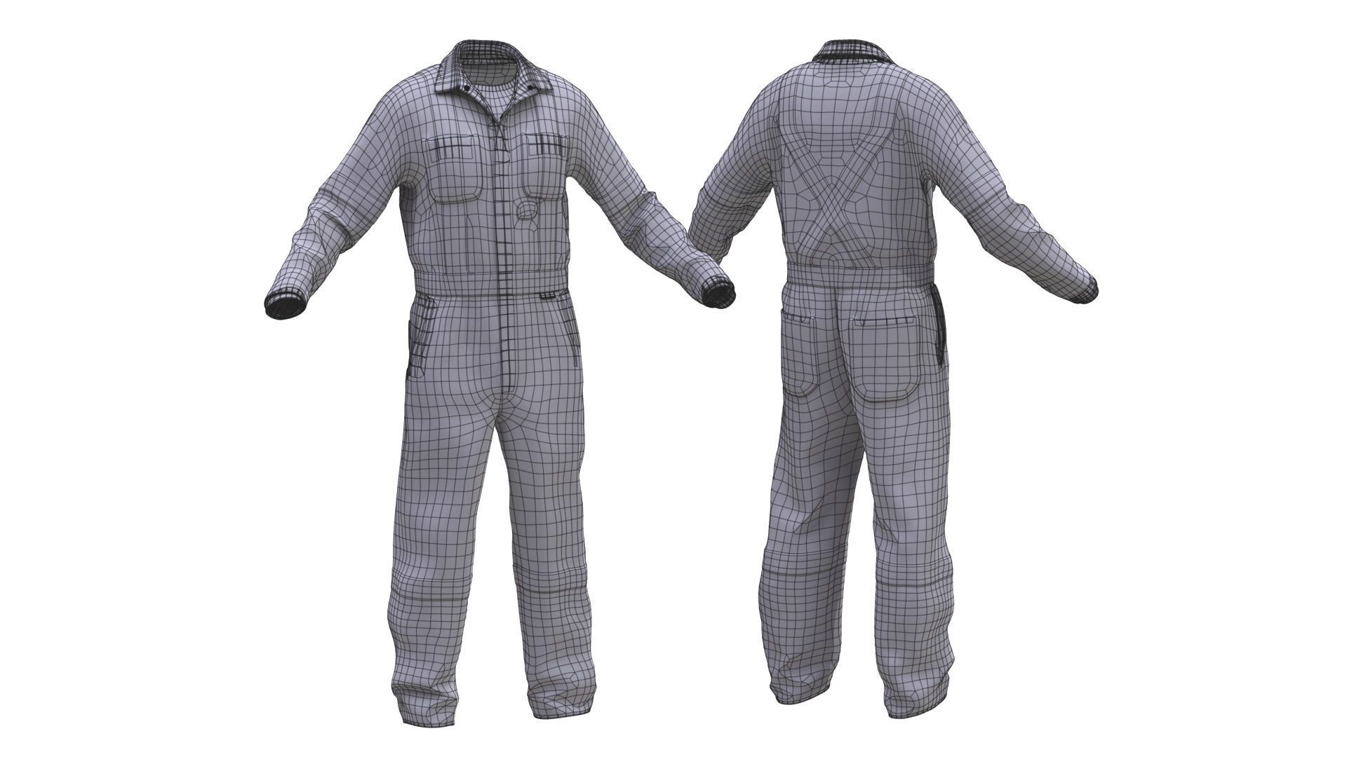 Overall Low-poly 3D model_4