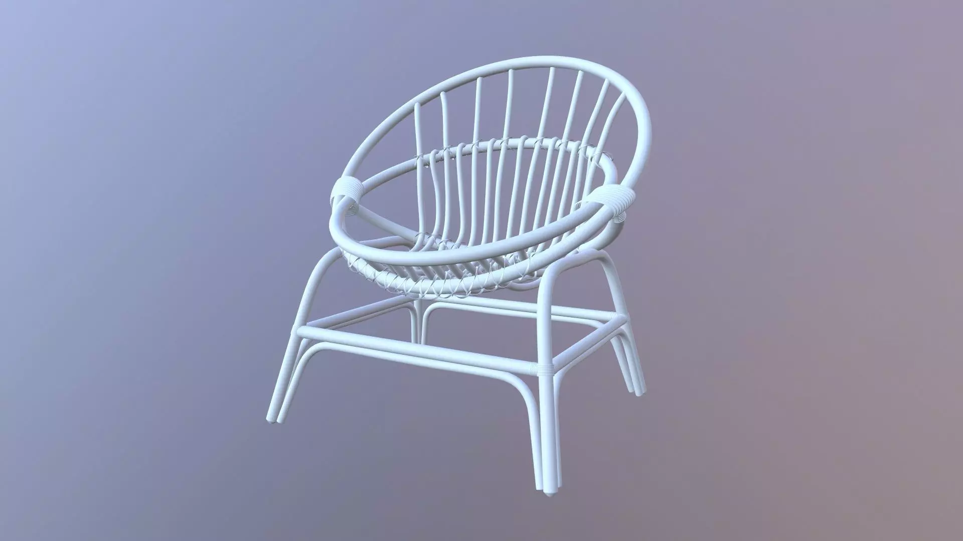 Round Ratan Cahir 3D model_0