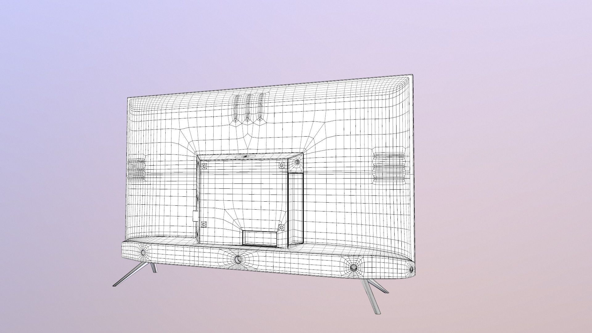 Hisense LED 3D model_11