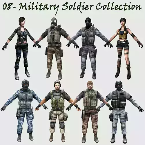 military soldier collection 