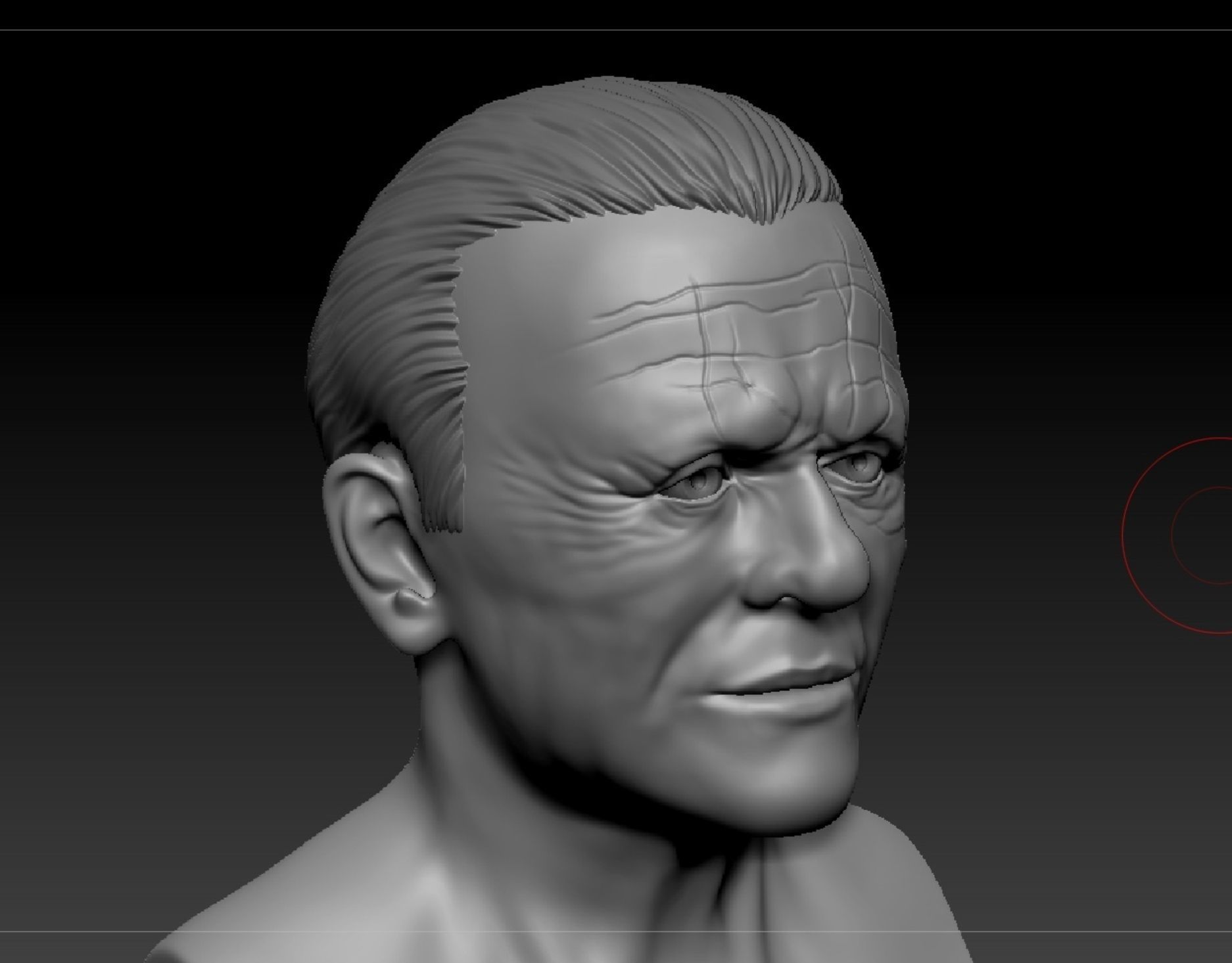 Anthony Hopkins head 3D print model_1