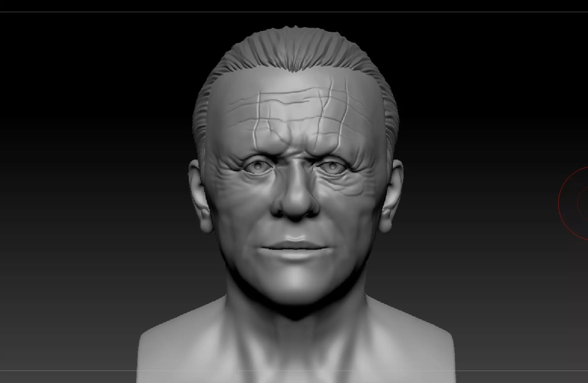 Anthony Hopkins head 3D print model_0