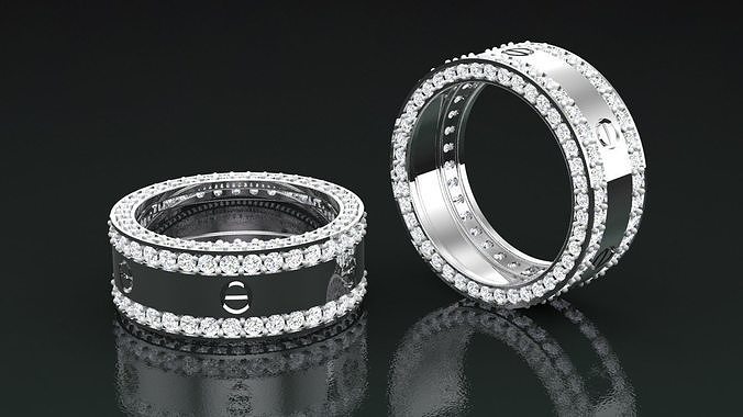 Rings 3D print model
