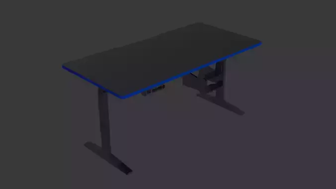 Lowpoly Adjustable Gaming Desk