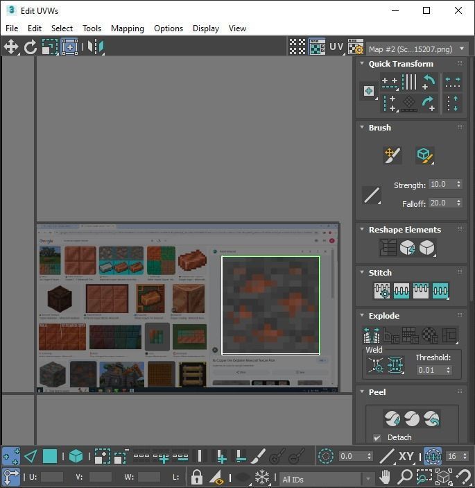 Minecraft Copper 3D model_17