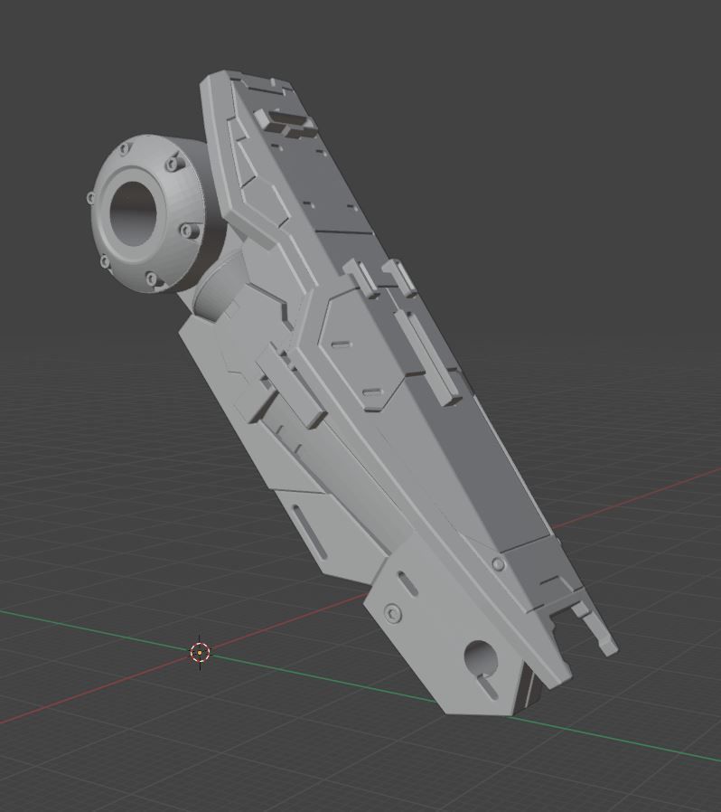 Posable Mech Walker 1-35th scale 3D print model_8