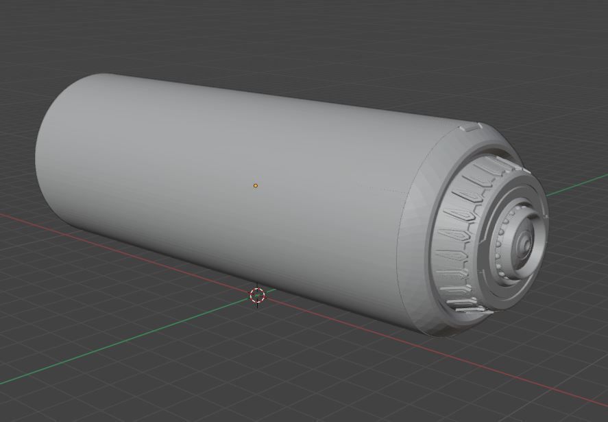 Posable Mech Walker 1-35th scale 3D print model_7