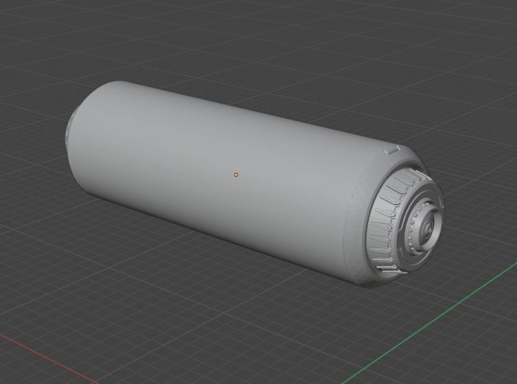 Posable Mech Walker 1-35th scale 3D print model_5