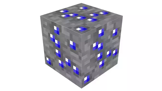 Minecraft Sapphire 3D model