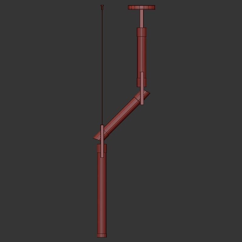 Bambou Vertical 3D model_1