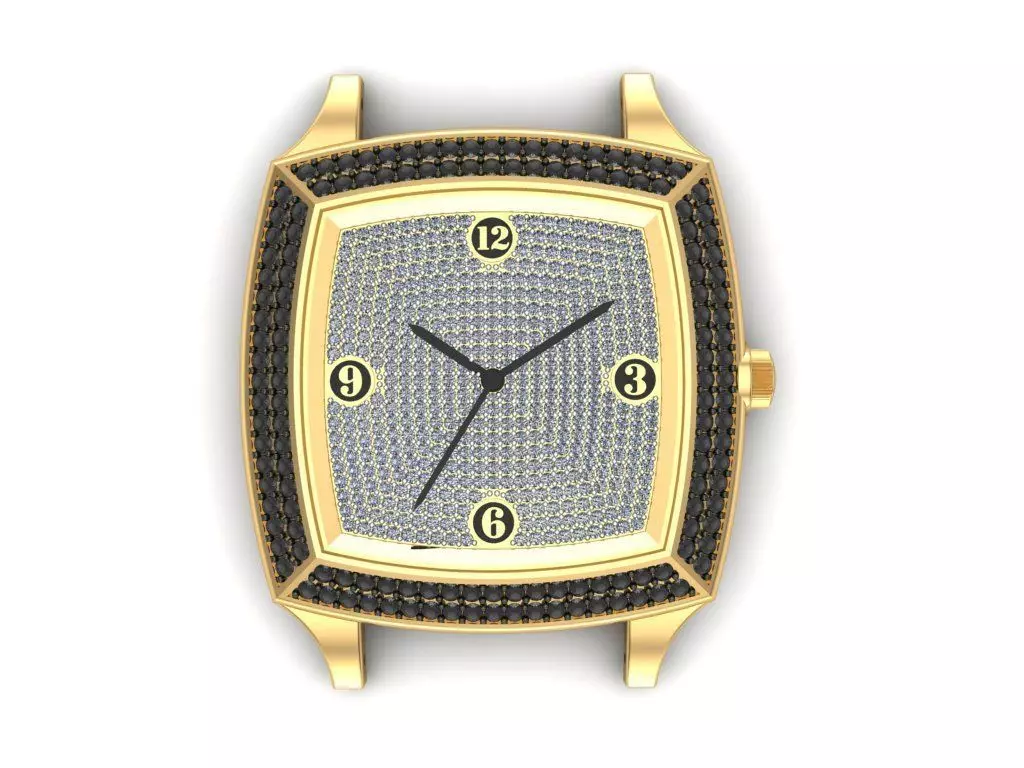Diamond Wrist Watch 3D print model