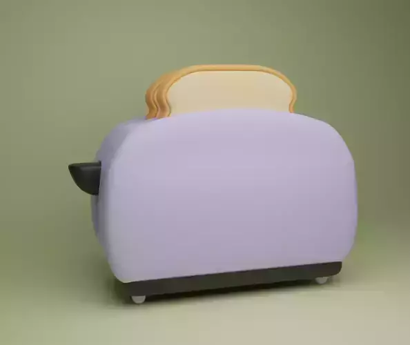 Cute Toaster and breads