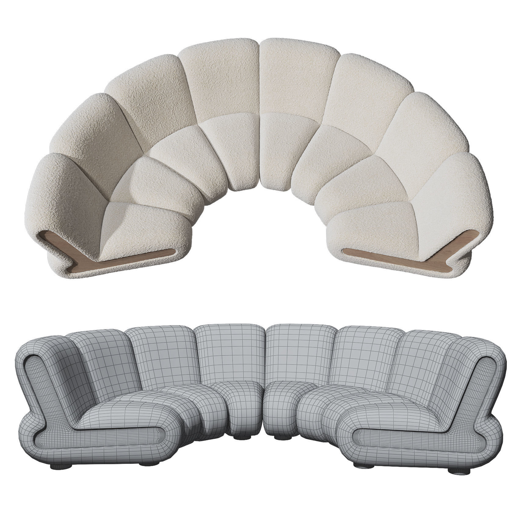 Noelle Modular Sofa 3D model_1