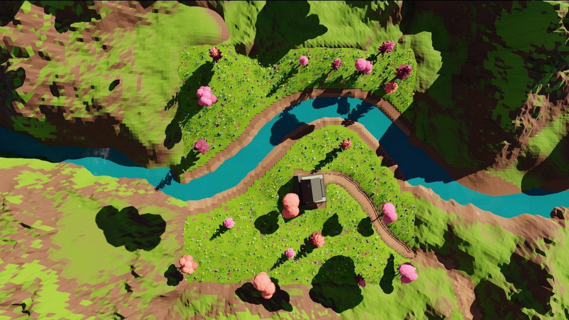 House In Mountains 3D model_11