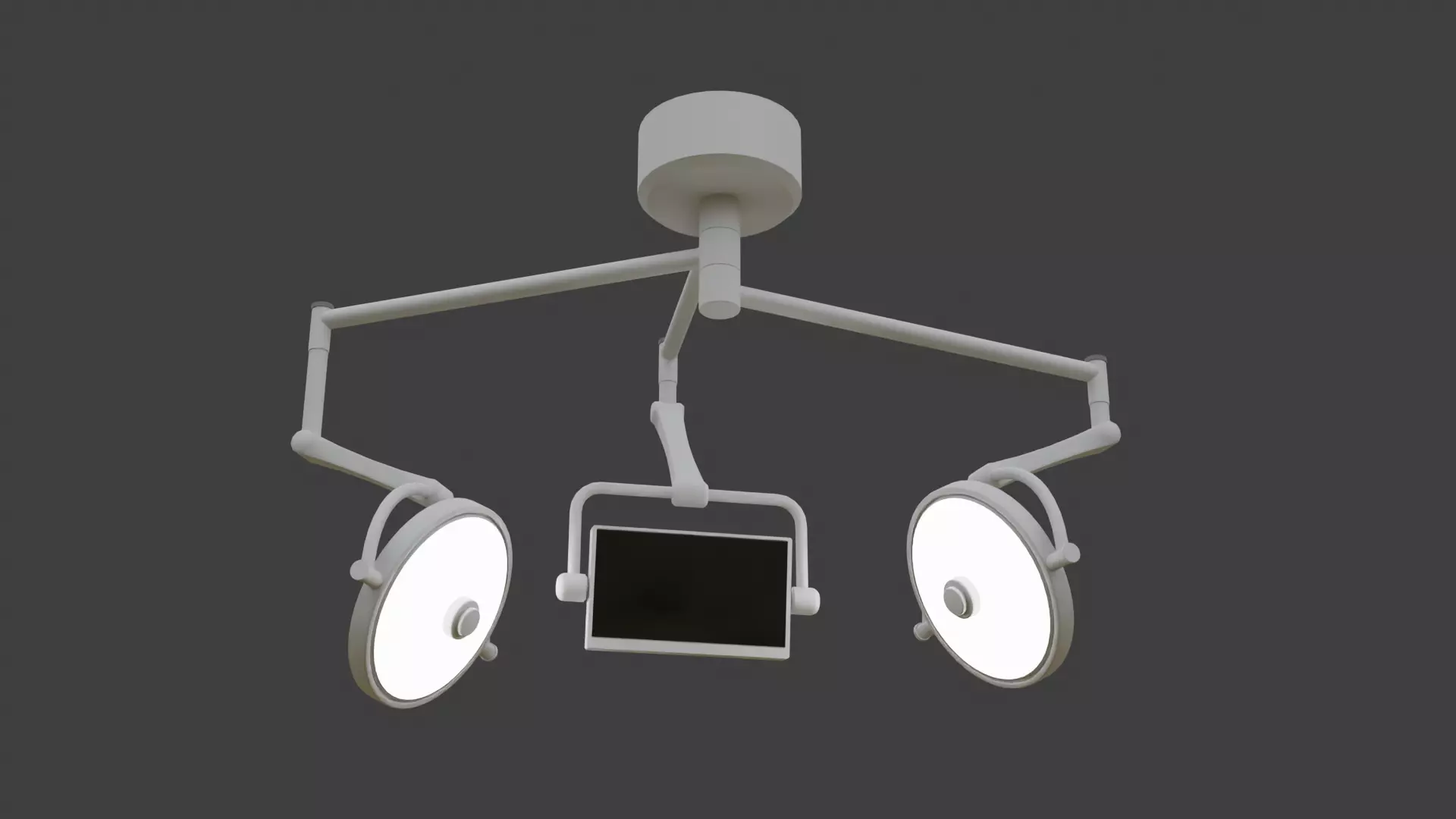Surgery Lamp Free low-poly 3D model