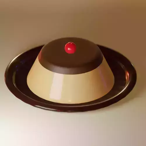 pudding 3D Model