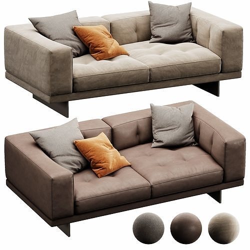 Dylan Sofa Set 3D model 3