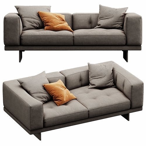 Dylan Sofa Set 3D model 6