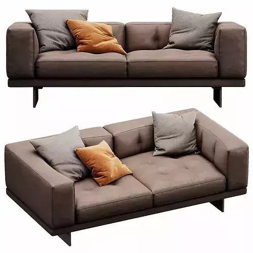 Dylan Sofa Set 3D model 5
