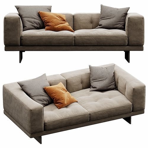 Dylan Sofa Set 3D model 4