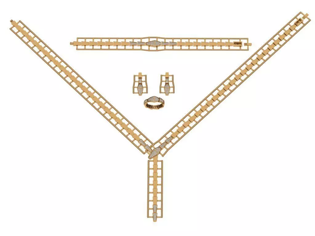 Snake set2 3D print model