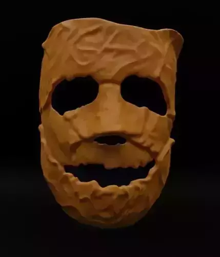  Michael Myers 2007 Rob Zombie Escape Asylum Pumpkin Mask  3D print model