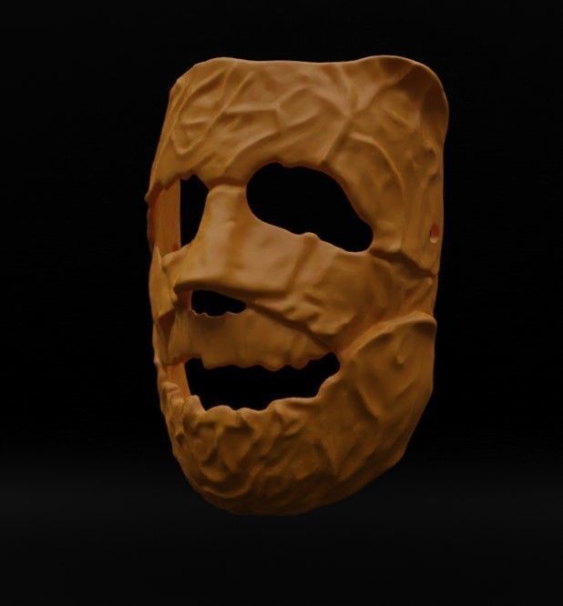 Michael Myers 2007 Rob Zombie Escape Asylum Pumpkin Mask 3D print model_2