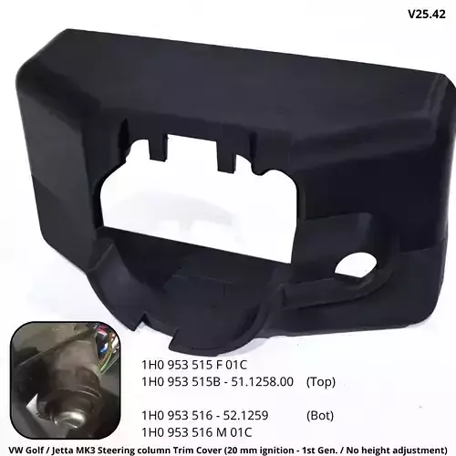 VW Golf  Jetta MK3 Steering column Trim Cover 20 mm 1st Gen NReg