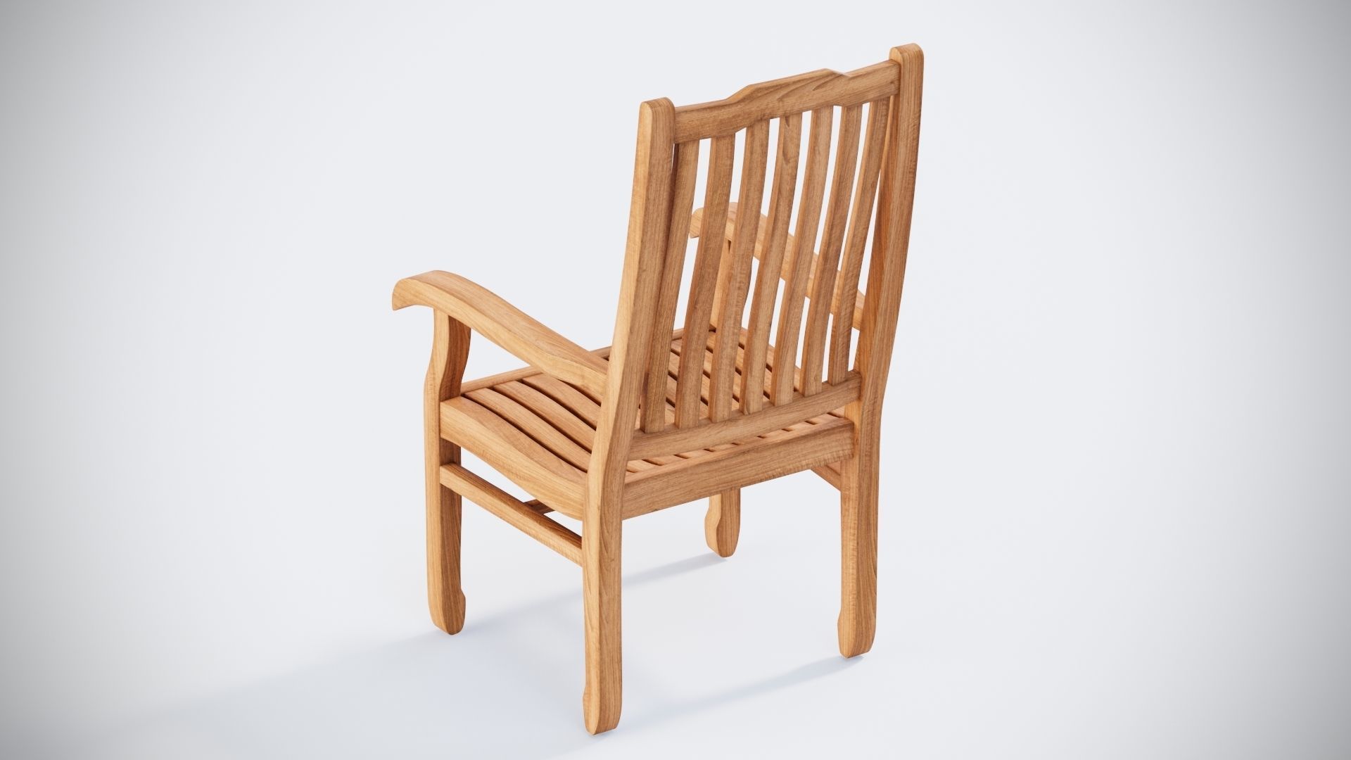 3D Deluxe Extending table and gravel Chairs 3D model_11