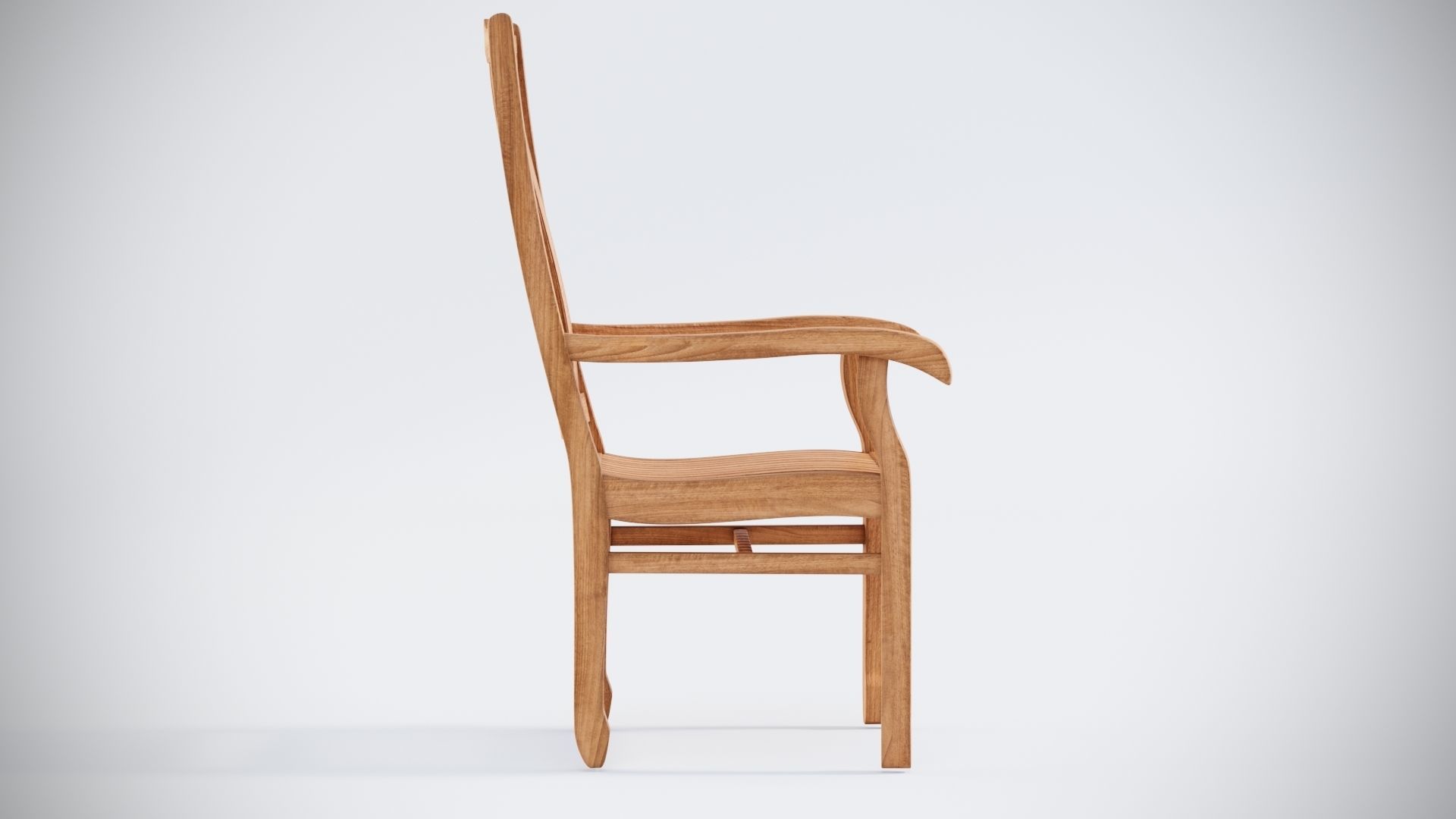 3D Deluxe Extending table and gravel Chairs 3D model_12