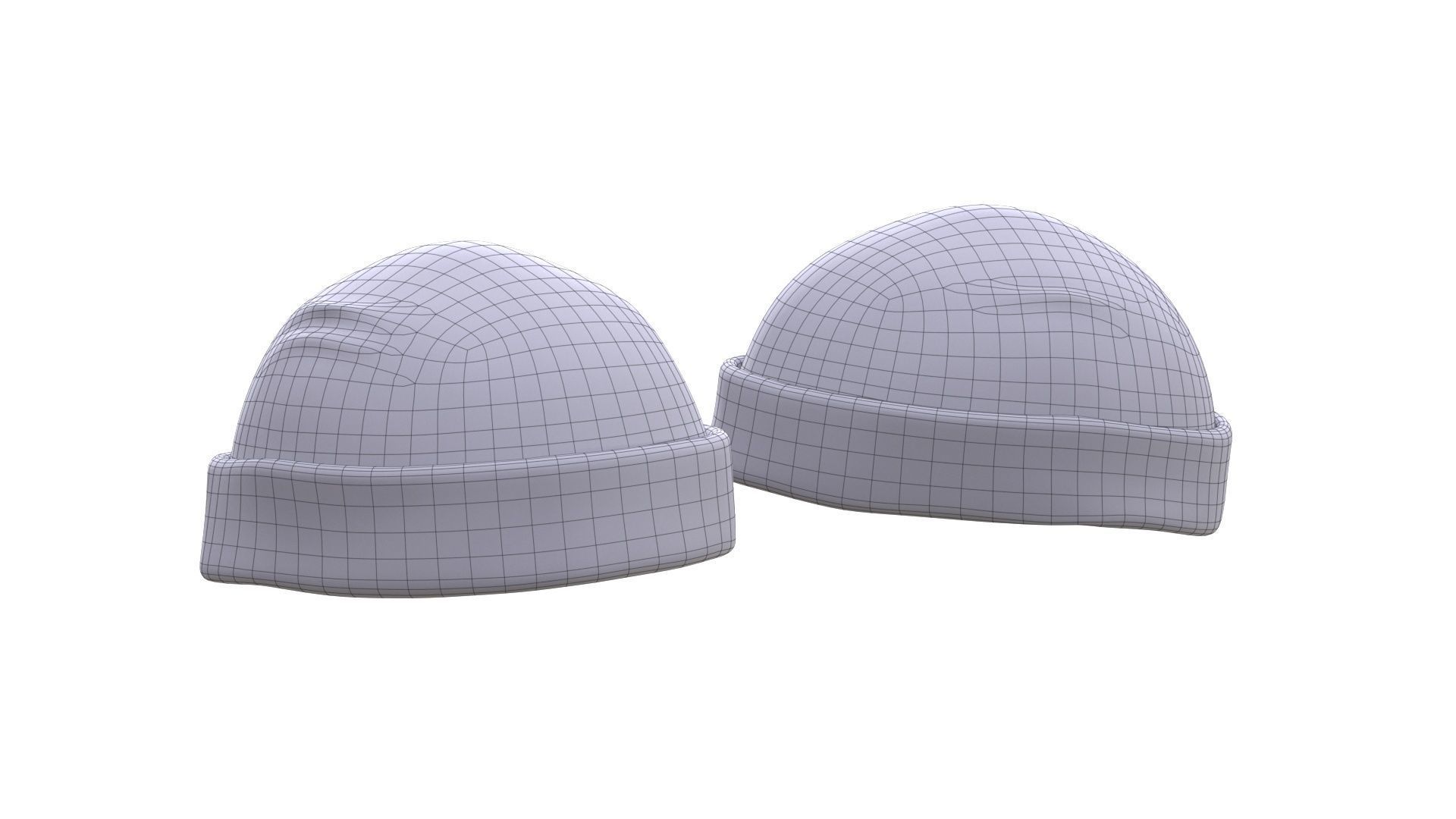 3D Hat Low-poly 3D model_4