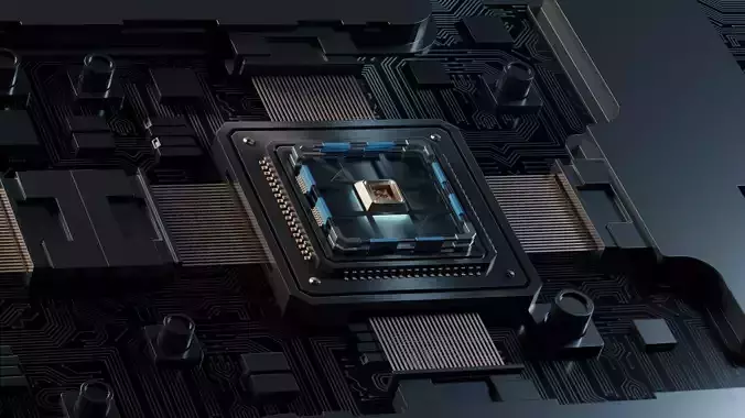 Circuit Board Animation Blender 3D model