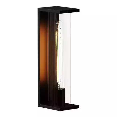 lucide sligo wandlamp zwart