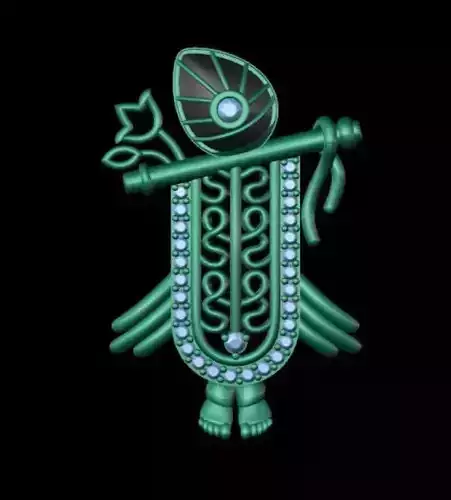 KRISHA PENDENT 3D print model