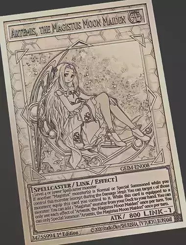 Artemis the Magistus Moon Maiden - yugioh