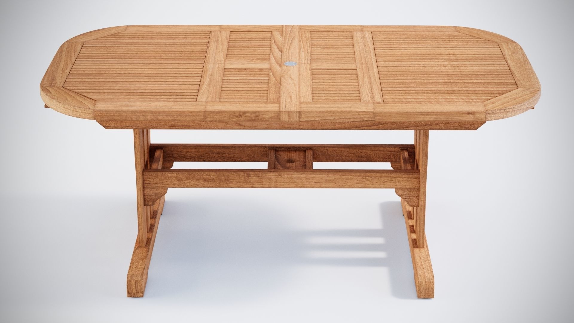 3D model Deluxe table with Club dining and Carver chairs 3D model_5