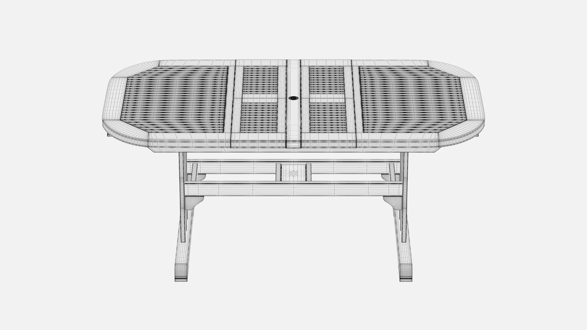 3D model Deluxe table with Club dining and Carver chairs 3D model_20