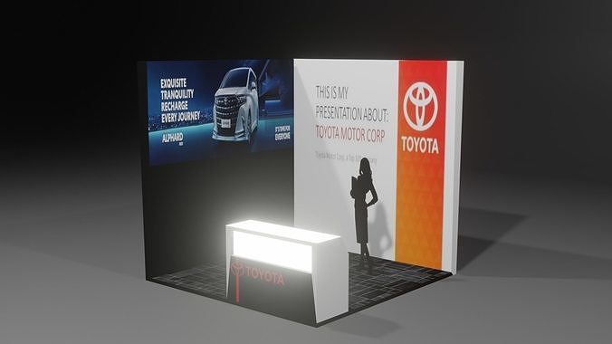 Presentation Stage Free low-poly 3D model