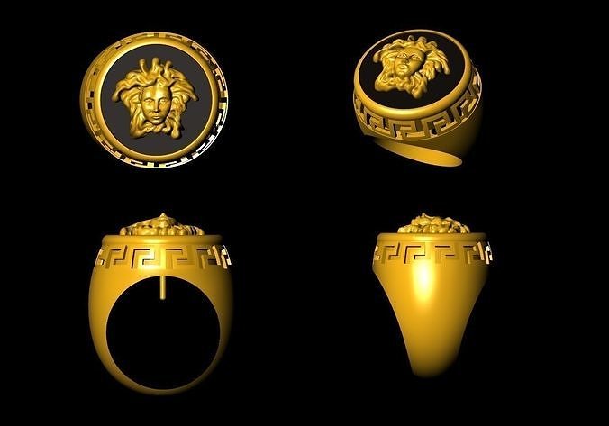 BARSHAJI GOLD RING  3D print model