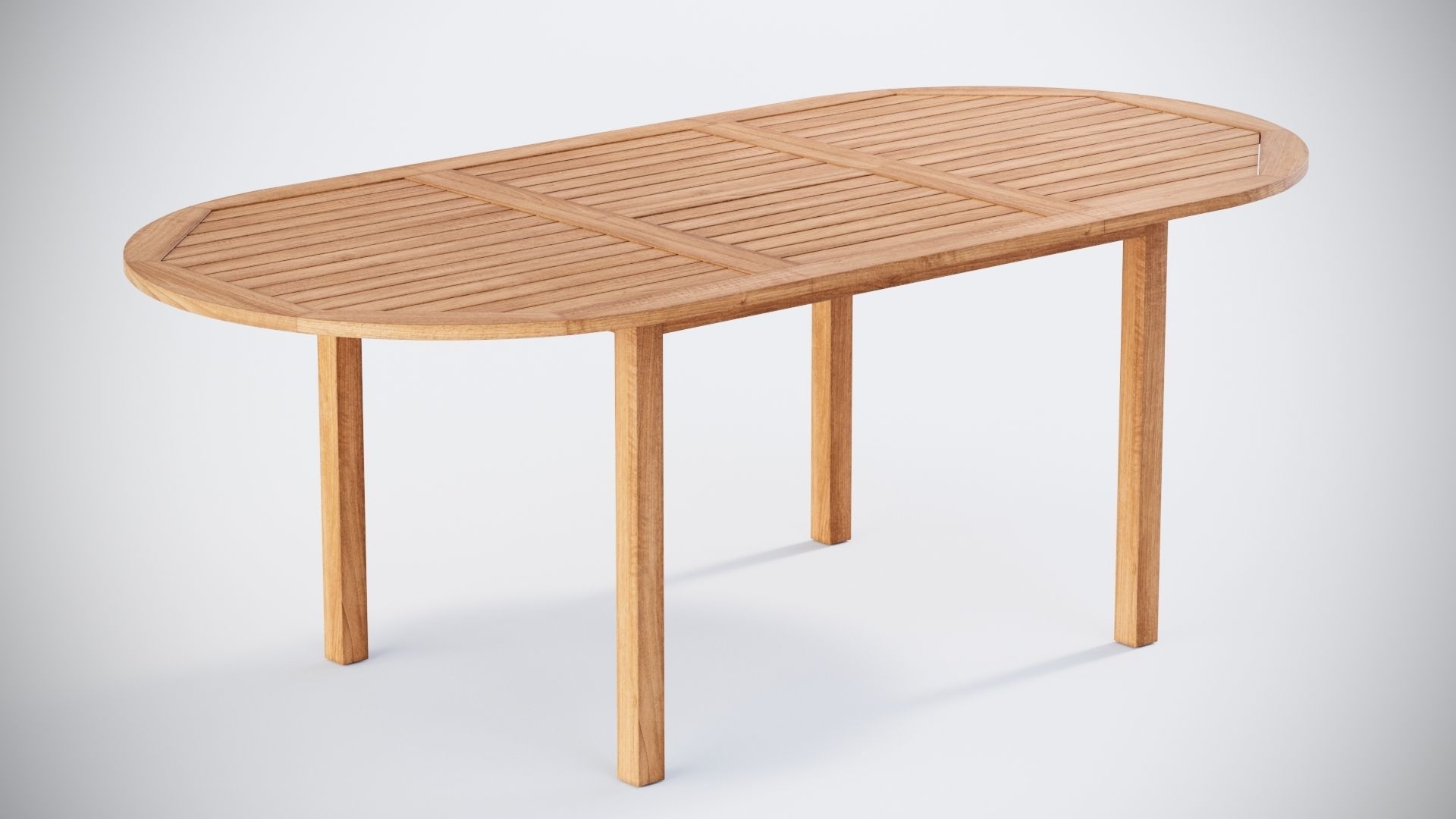 3D Star Oval table and Snapdragon Dining chairs model 3D model_6